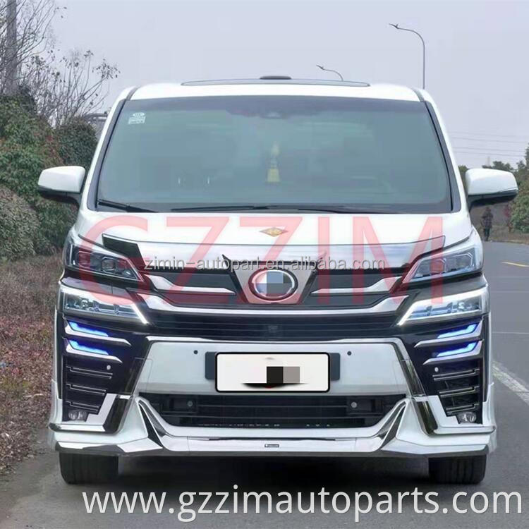 Front & Rear Bumper Grille Body Kits Upgrade Parts For Alphard 2018+ Upgrade To Mona Lisa Style